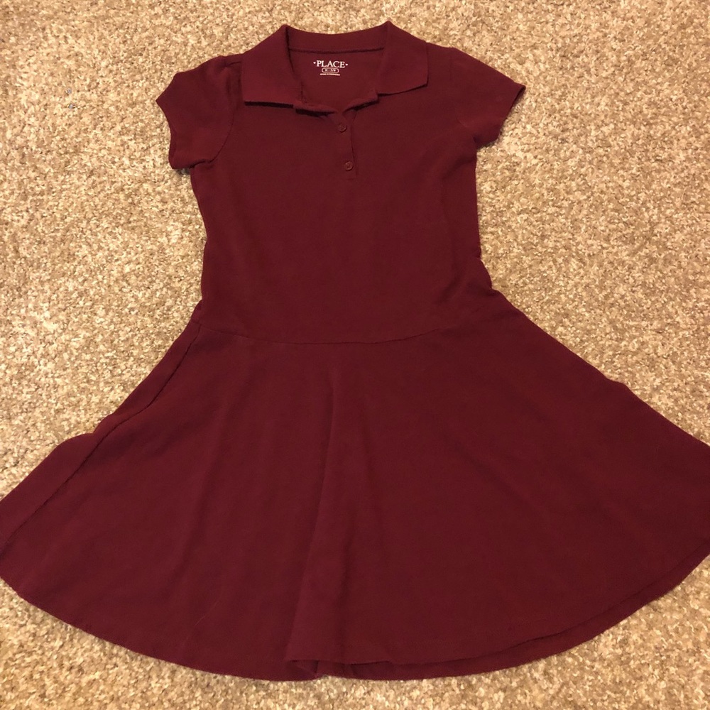 Girls uniform polo dress
